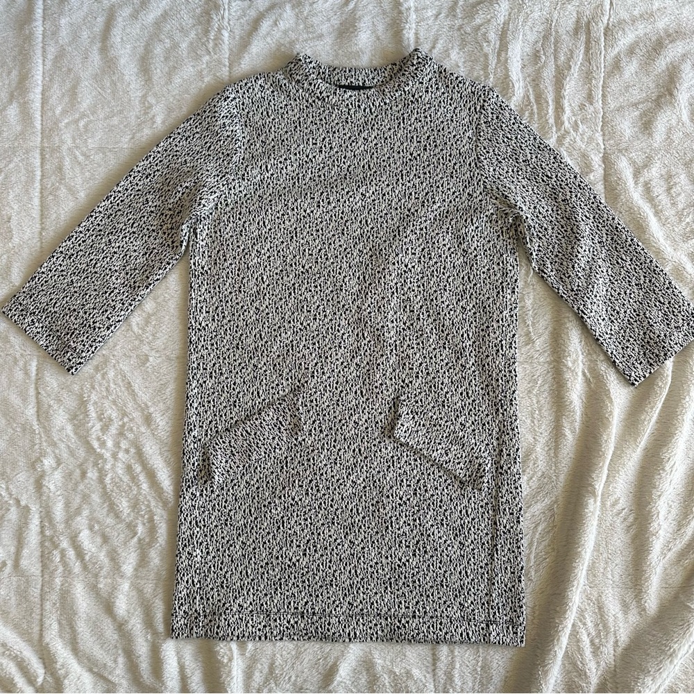 Zara Retro Mod Mini Shift Dress. S